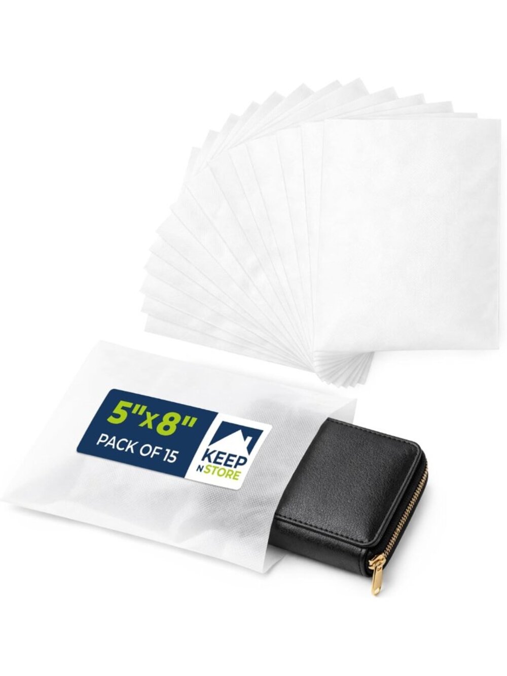 15 Pack Anti-Scratch Protective Dust Bags for Handbags, Shoes & Accessories